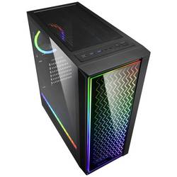 Sharkoon RGB LIT 200 midi tower PC skříň černá