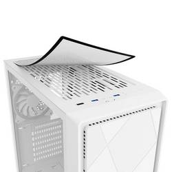 Sharkoon VS8 RGB tower PC skříň bílá