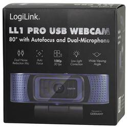 LogiLink LogiLink HD Pro - Webcam - Farbe - 2 MP - 1920 x 1080 Full HD webkamera, upínací uchycení, Mikrofon