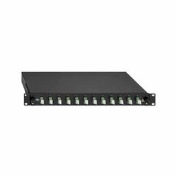 Rutenbeck 12 x LC-D OS2 grün rozvodná skříň LWL 12 portů 1 U
