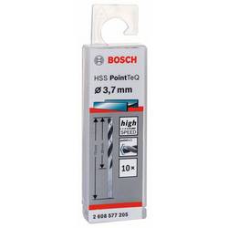 Bosch Accessories 2608577205 2608577205 HSS kovový spirálový vrták 3.7 mm Celková délka 70 mm leštěný DIN 338 válcová stopka 10 ks