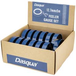 Dasqua 1803-0105 Sada 13 podložek senzoru Tloušťka: 0,01, 0,02, 0,03, 0,04, 0,05, 0,06, 0,07, 0,08, 0,09, 0,10, 0,15, 0,20, 0,25 mm