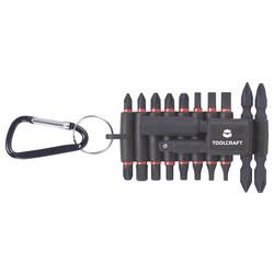 TOOLCRAFT TO-10911216 sada bitů, 20dílná, plochý, křížový PH, křížový PZ, vnější šestihran, T+ profil, 1/4 (6,3 mm)