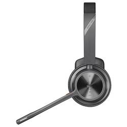 HP Poly Voyager 4310 UC Mono Headset otevřená (On Ear) Bluetooth® mono černá Potlačení hluku regulace hlasitosti, vč. nabíjecí a dokovací stanice Počítače