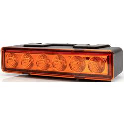 WAS čelní blikač / odklízecí vozidlo W117 898.1 12 V, 24 V přes palubní síť montáž na karoserii, montáž do karoserie, k přišroubování oranžová