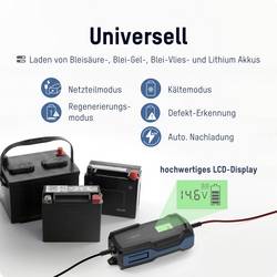 Ansmann BC 6-12V / 10 A 1001-0146 nabíječka, dílenská nabíječka, monitorování autobaterie, tester autobaterií 6 V, 12 V 10 A
