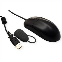 Sealshield SEAL SHIELD Silver Storm Mouse USB black optická myš, přenos kabelový, 3 tlačítko, černá