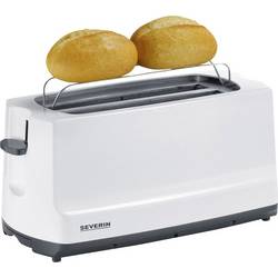 Severin SEVERIN START AT 2234 - Toaster - 4 Scheibe - 2 Steckplatz topinkovač s funkcí ohřívání pečiva bílá, šedá