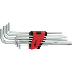 KS Tools 1514960 inbus sada klíčů 1/16 palec, 5/64 palec, 3/32 palec, 1/8 palec, 5/32 palec, 3/16 palec, 1/4 palec, 5/16 palec, 3/8 palec, 7/32 palec 10dílná