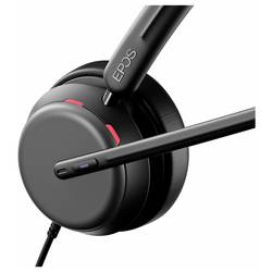 EPOS IMPACT 860T ANC Headset otevřená (On Ear) kabelová stereo černá headset telefon