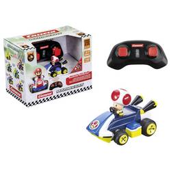 Carrera 370430035 CARRERA - 2.4GHz Mario Kart Mini RC - Toad Paperbox 1:50 RC model auta elektrický závodní auto vč. akumulátorů a kabelu k nabíjení