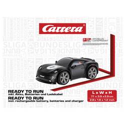 Carrera 370430043 CARRERA - Bundesliga - 2.4GHz Mini RC schwarz 370430043 1:43 RC model auta elektrický závodní auto vč. akumulátorů a kabelu k nabíjení