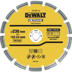 DEWALT DT3763-XJ DT3763-XJ diamantový řezný kotouč Průměr 230 mm Ø otvoru 22.2 mm granit 1 ks
