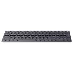 Rapoo E9710M bezdrátový, Bluetooth® klávesnice německá, QWERTZ tmavě šedá