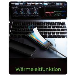 ICY BOX IB-1805ML-CU31 Pouzdro pro SSD M.2 USB-C™ (USB 3.2 Gen 2) 10 GBit/s M.2 PCIe NVMe 2230, 2242, 2260, 2280 61189