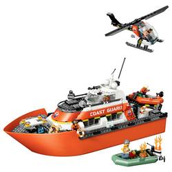 60504 LEGO® CITY Záchranná loď pobřežní stráže s vrtulníkem (60504)