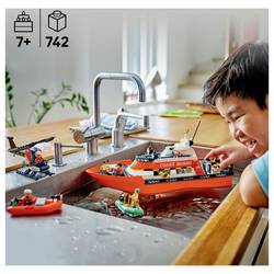 60504 LEGO® CITY Záchranná loď pobřežní stráže s vrtulníkem (60504)