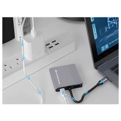 Conceptronic USB-C® dokovací stanice DONN13G 4-in-1 MST Docking Station USB 3