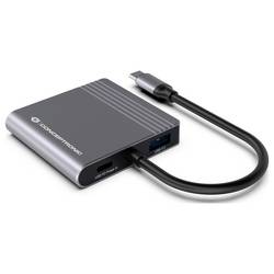 Conceptronic USB-C® dokovací stanice DONN13G 4-in-1 MST Docking Station USB 3