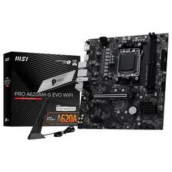MSI MSI A620AM-G PRO EVO WIFI (AM5) (D) Základní deska Socket (PC) AMD AM5 Tvarový faktor Micro-ATX