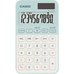 Casio kapesní kalkulačka, světle zelená