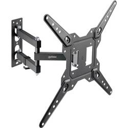 Manhattan TV držák na zeď 58,4 cm (23) - 127,0 cm (50) naklápěcí, nakláněcí pro montáž do rohu, vhodné pro zakřivené televizory (Curved TV)
