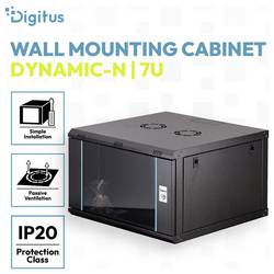 Digitus DN-37103 19 skříň pro datové sítě 7 U černá, černá (RAL 9005)