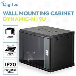 Digitus DN-37105 19 skříň pro datové sítě 9 U černá (RAL 9005)