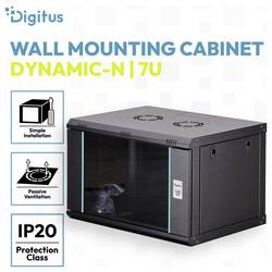 Digitus DN-37101 19 skříň pro datové sítě 7 U černá, černá (RAL 9005)
