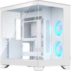 Fractal Design Geh Pop 2 Vision White RG midi tower PC skříň bílá 4 předinstalované LED ventilátory, prachový filtr, boční okno