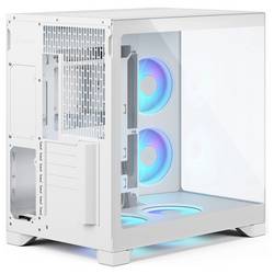 Fractal Design Geh Pop 2 Vision White RG midi tower PC skříň bílá 4 předinstalované LED ventilátory, prachový filtr, boční okno