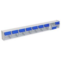 Hünersdorff 460300 otevřený skladovací box, MultiStore, (d x š x v) 64 x 601 x 76.5 mm, světle šedá, 1 ks