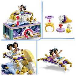 43295 LEGO® DISNEY Princess Jasmins Kleškový křidéček s obkládajícím kobercem, s postavičkou Aladin a jasmínem