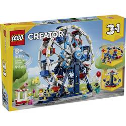 31389 LEGO® CREATOR Hračky se 3 možnostmi stavebního zpracování: Obří kola, jízdy v UFO nebo kolotoč