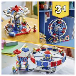 31389 LEGO® CREATOR Hračky se 3 možnostmi stavebního zpracování: Obří kola, jízdy v UFO nebo kolotoč