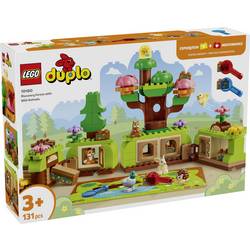 10480 LEGO® DUPLO® Lesní zvěř; hus s hrací matkou, Igel, kachny, veverky, zajíc, pták a liška
