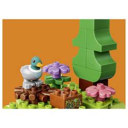 10480 LEGO® DUPLO® Lesní zvěř; hus s hrací matkou, Igel, kachny, veverky, zajíc, pták a liška
