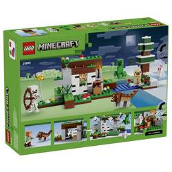 21593 LEGO® MINECRAFT První dobrodružství v noci; sada Minecft s Alex, skeletem a Creeperem
