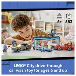 60497 LEGO® CITY Humterstrasse s 2 hračkami, otáčejícími se kartáči, vodními pelety a vysavačovou stanicí