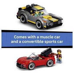 60497 LEGO® CITY Humterstrasse s 2 hračkami, otáčejícími se kartáči, vodními pelety a vysavačovou stanicí