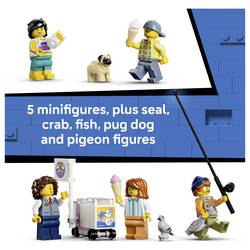 60506 LEGO® CITY Klasická pláž na pláž; sada se 5 minifigurami a figurkami zvířat