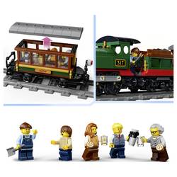 60511 LEGO® CITY Klasická parní lokomotiva; stavební a hrací sada; parní lokomotiva s uhlíkem, osobní vozy a nástupiště