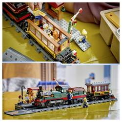 60511 LEGO® CITY Klasická parní lokomotiva; stavební a hrací sada; parní lokomotiva s uhlíkem, osobní vozy a nástupiště