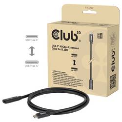 club3D Kabel USB-C USB-C ® zástrčka 1 m černá CAC-2502