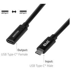club3D Kabel USB-C USB-C ® zástrčka 1 m černá CAC-2502