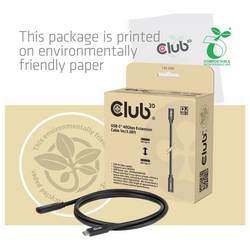 club3D Kabel USB-C USB-C ® zástrčka 1 m černá CAC-2502