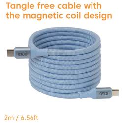 club3D Kabel USB-C USB-C ® zástrčka 2 m modrá CAC-3030