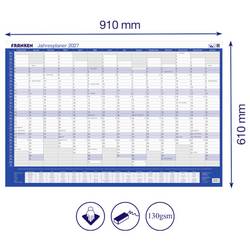 Franken PKV100227 psací podložka roční plán 2027 bílá, modrá (š x v) 910 mm x 610 mm 1 ks PKV100227