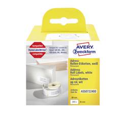 Avery-Zweckform etikety v roli kompatibilní náhradní DYMO, Seiko 99012, S0722400 89 x 36 mm papír bílá 260 ks trvalé Adresní nálepky ASS0722400