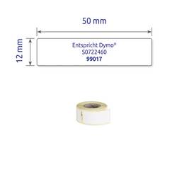 Avery-Zweckform etikety v roli kompatibilní náhradní DYMO 99017, S0722460 50 x 12 mm papír bílá 220 ks trvalé visací etikety AS0722460